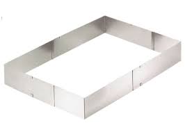 CORNICE TORTE REGOL. DA CM.25X16 a CM.45X29 INOX A/041252