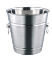 SECCHIELLO CHAMPAGNE INOX CM.20 C/ANELLI A/4191 ILSA
