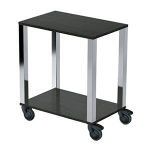 CARRELLO WENGE'-INOX CM.71X46XH.81 PINTI