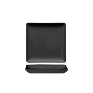 PIATTINO QUADRATO NERO CM.9,9 A/140090