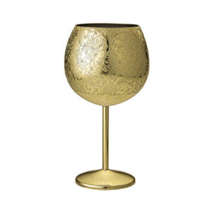 DAMASCO/CALICE GIN CL.59 INOX PLACCATO ORO
