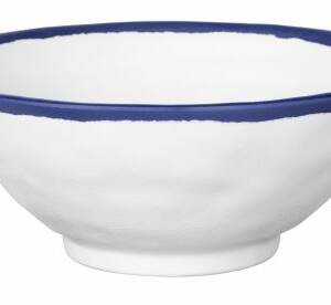 COPPETTA MELAMINA CM.14,3 BIANCA/BLU S096814WHBR TOGNANA