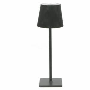 PLISSE'/LAMPADA TAVOLO LED CM.10XH.34 NERA