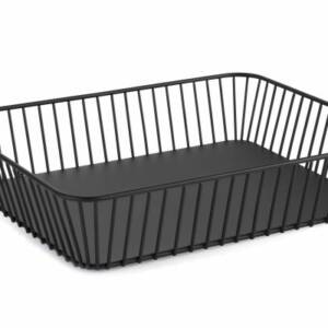 URBAN/CESTELLO GN 1.2 CM.32,5X26,5 H.7,5 METALLO NERO  A/30415 APS
