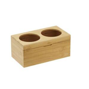 PORTABOTTIGLIE BAMBOO 2 POSTI CM.29X15,5X13 S0131