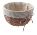 RADICI/CIOTOLA POLYRATTAN CM.26 H.16 con fodera cotone
68232-26