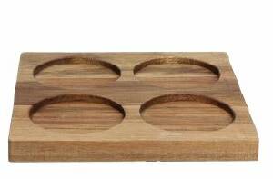 TEXMEX/VASSOIETTO LEGNO 4 FORI 
CM.16 TOGNANA