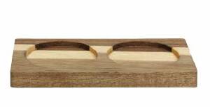TEXMEX/VASSOIETTO LEGNO 2 FORI 
CM.8 TOGNANA