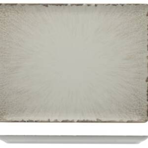 IRYS BROWN/PIATTO RETT.CM.31X24 LUBIANA