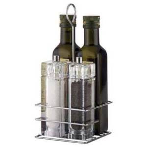 PORTACONDIMENTI FILO INOX CM.11X11H24 A/3209 SUPREMINOX
