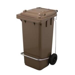 BIDONE RACC.DIFF. LT.120 MARRONE A/1 SSS