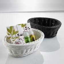 CESTINO VANITY OVALE 16X13X6 BIANCO T0560Y