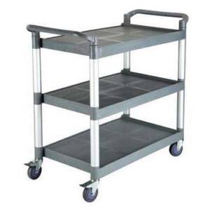 CARRELLO SERVIZIO 3 PIANI 86x50X50H96 JQ-ST048