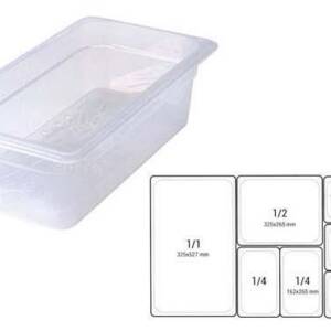 BACINELLA GN 1/2 H.15 PP 26PP190 CAMBRO