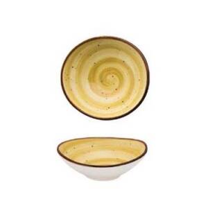 COPPETTA OVALE OCRA CM.8,5X7,9 H.2,7 SH048