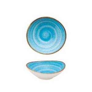 COPPETTA OVALE AZZURRA CM.8,5X7,9 H2,7 SH047