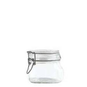 FIDO/VASO ERMETICO QUADRO KG.0,5 BORMIOLI R.