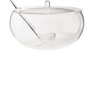 PONCERA CON COPERCHIO E MESTOLO LT.10 A/1323 GUZZINI