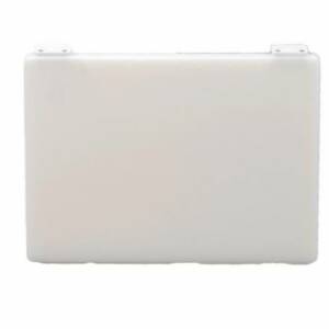 TAGLIERE POLIETILENE cm.50X30X2 CON FERMI/LISTELLO BIANCO