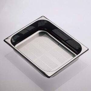 BACINELLA GN INOX 1/2 H.2  FORATA BF1202000