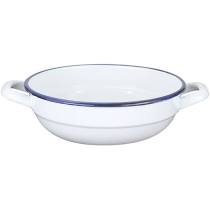 TEGAME 2 manici ACCIAIO SMALTATO CM.18 012269