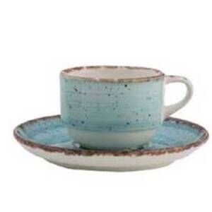 AVANOS/PIATTO PER TAZZA CAFFE' AZZURRO GURAL