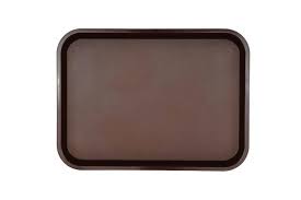 VASSOIO FAST FOOD PP MARRONE 41,5X30,5 RAL8011