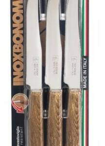 CF.6 COLTELLI TAVOLA LEGNO ROVERE A/60006R
 BONOMI