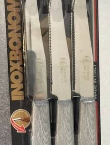 CF.6 COLTELLI BISTECCA LEGNO SBIANCATO A/62006S BONOMI