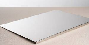 ASSE PASTA ACCIAIO INOX 18/10 CM.30X50X1,2 C/BORDO A/1100 CALDER