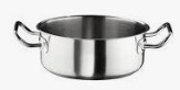 MASTER/CASSERUOLA BASSA INOX CM.30 PINTI