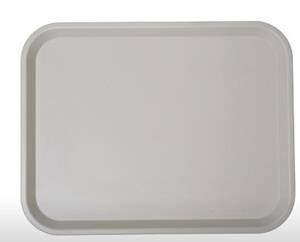 VASSOIO FAST FOOD PP GRIGIO SETA CM.45,6X35,6 RAL7044
