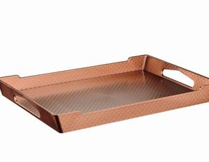 VASSOIO DIAMANTE CAPRI CM.51X35X5 RAME MC