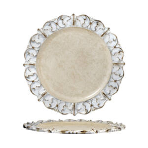 BAROCCO WHITE/SOTTOPIATTO CM.35 polipropilene PP8035AJ18